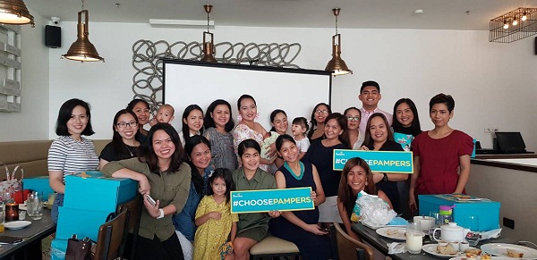 Media and blogger moms meet-up to have a sneak-peek of Pampers newest diaper variant with Magic Channels.