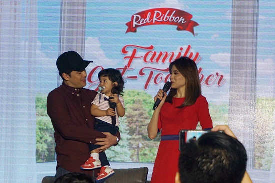 Paul Soriano, Seve, and wife Toni Gonzaga as the new ambassadors of Red Ribbon