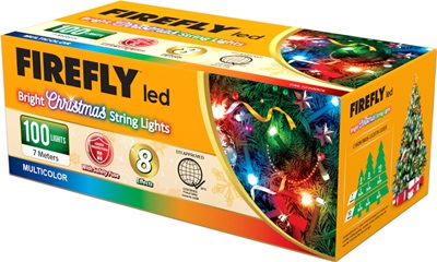 Firefly Curtain Lights Multicolor