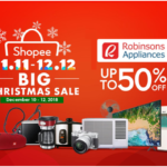 Robinsons Appliances Joins the Most Awaited Sale of the Year, Shopee 12.12 Big Christmas Sale!