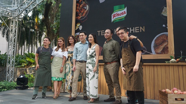 The most sought-after chefs gathered at the Knorr Test Kitchen - Chef Nicco Santos, Josh Boutwood, Happy Ongpauco and Kalel Chan
