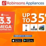 Robinsons Appliances Joins The Shopee 3.3 Mega Shopping Day With Deals Up To 35% OFF