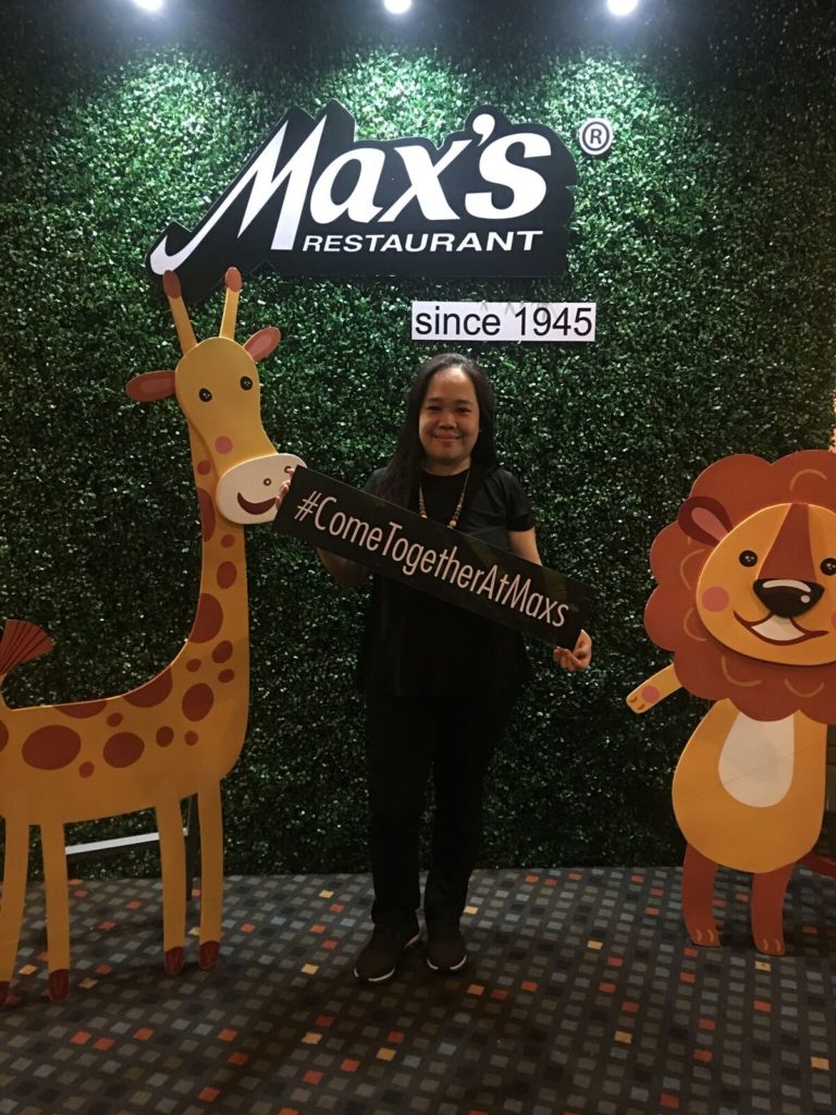 At Max's Restaurant #ComeTogehterAtMaxs media conference