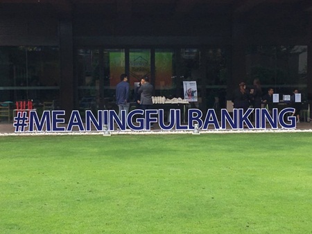 #MeaningfulBanking media event at The Garden Pavilion, Grand Hyatt Manila