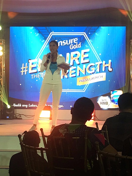 Suzi Entrata hosted the press launch of Ensure Gold #EnsureTheirStrength