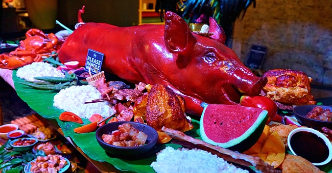 pyesta favorites - lechon! plus other sidings - you can pick any of these to use for your photo