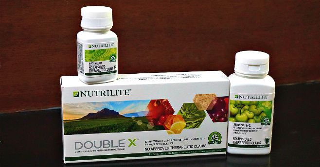 Nutrilite is a proud supplement company because it is the only global vitamin and mineral brand to grow, harvest and process plants on their own certified organic farms. In photo: 1. Nutrilite B Vitamins - contains all eight essential B vitamins including biotin that is used by the body to help fight fatigue. 2. Nutrilite Double X - all-in-one dietary food supplement that contains 12 essential vitamins, 9 essential minerals and 19 phytonutrient-rich plant concentrates from the 5 different colors of fruits and vegetables, bringing optimal health, naturally 3. Nutrilite Acerola C - contains an exclusive blend of acerola cherries, one of nature's richest sources of Vitamin C, as well as lemon bioflavonoid complex that provies phytonutrient benefits