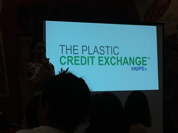 Nanette Medved Po Chairwoman / President, Generation Hope Inc. talks about an ongoing project that will encourage locals to help in segregating plastic from the sea and earn money from it - The Plastic Credit Exchange