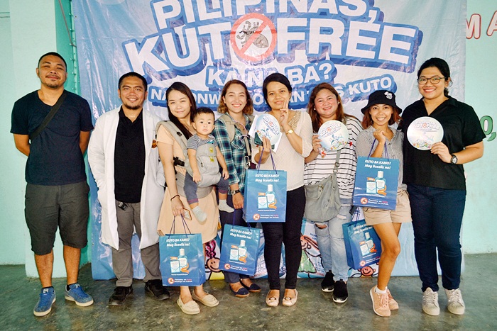 Members of Mommy Bloggers Philippines join the Kilusang Kontra Kuto Year 4 in Labangon Bliss Elementary School, Cebu City together with Dr. Osee Bryce Amac and Licealiz Assistant Brand Manager Cristina Martinez. 