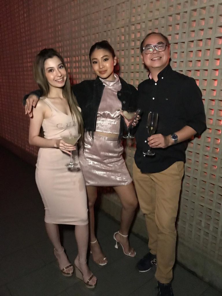 HOOQ PH Content and Programming Head Jeff Remigio with Donnalyn Bartolome and Nadine Lustre