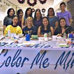 Mommy Painting At Color Me Mine – Paint-It-Yourself Ceramics Studio