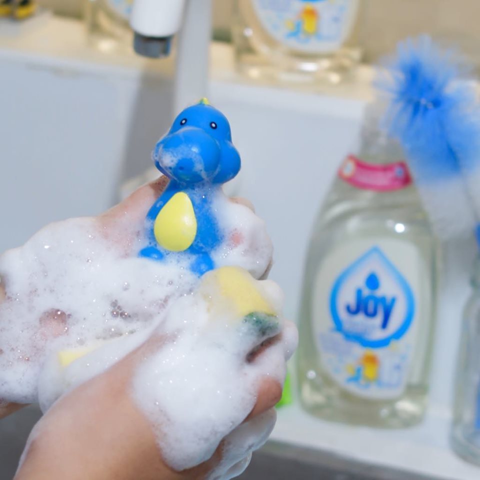 Baby Joy is so bubbly, more bubbles means more powerful cleaning power 