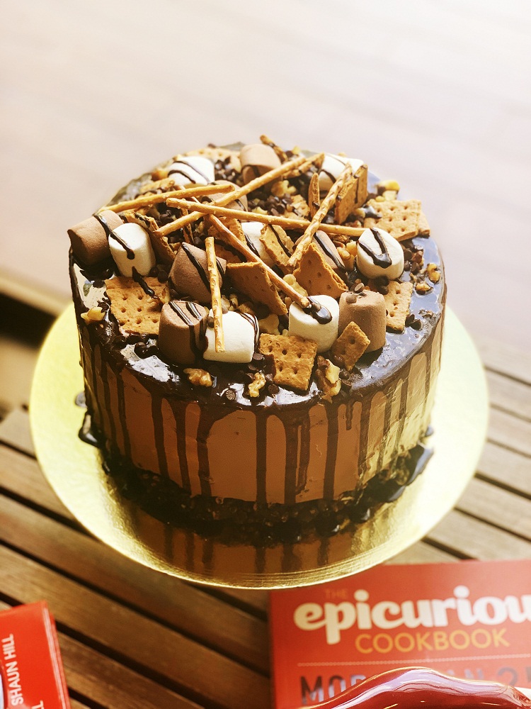 Dads will surely love this chocolatey limited-edition Rocky Road Cake by Cravings