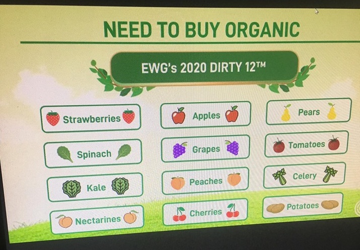 Organic foods that we should choose against all-natural