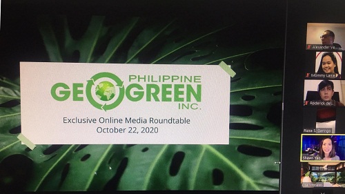 Philippine GeoGreen Inc Online Media Roundtable
