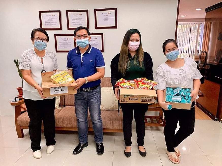DepED Region IV-A led by Regional Director Wildfredo Cabral received Lamoiyan hygiene products to be distributed in several schools.