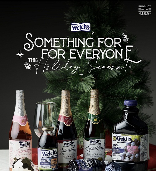 #ShareTheSparkle and celebrate with Welch’s Sparkling Juices