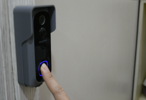 Cherry Home Smart Video Doorbell in Vista Residences condo unit