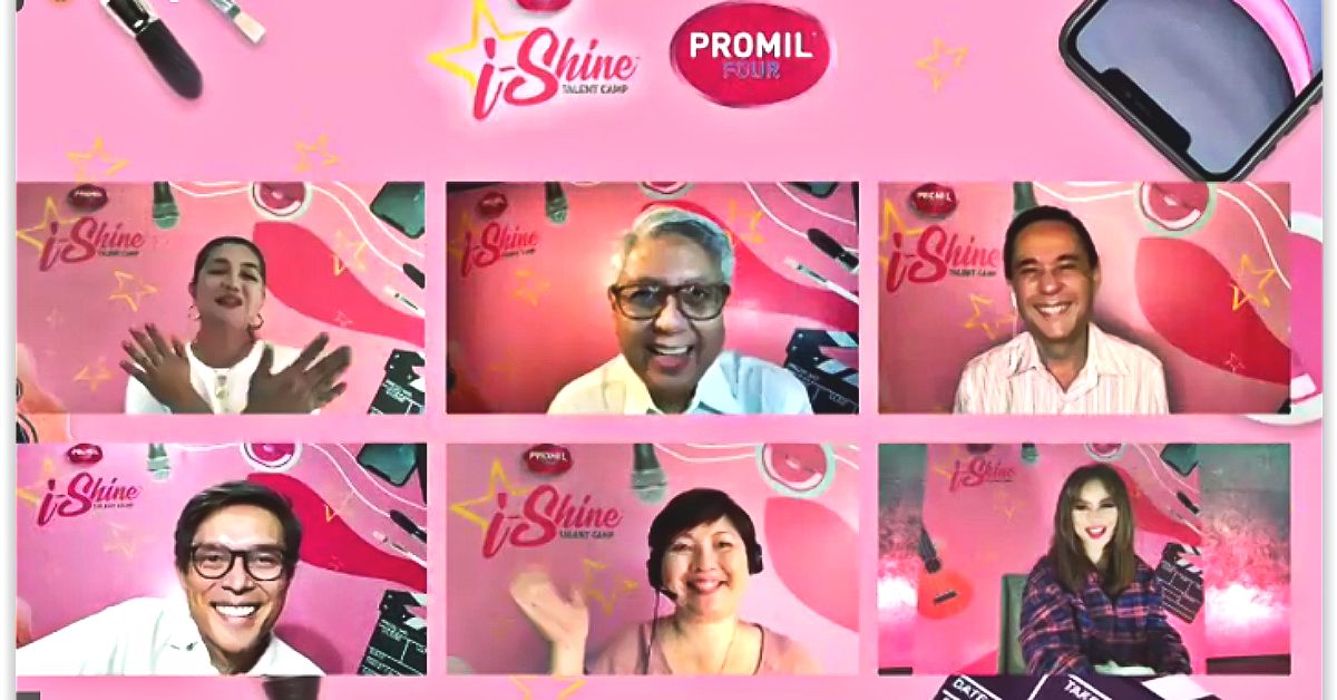 Celebrity Promil Mom Dimples Romana with the Promil iShine mentors