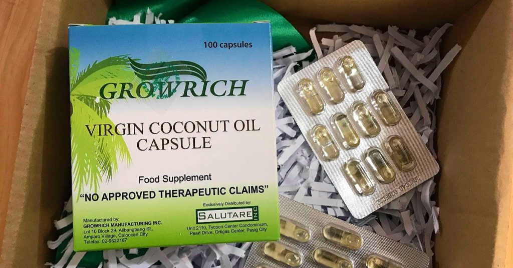 Boost Your Immunity Daily With GROWRICH Virgin Coconut Oil Capsules