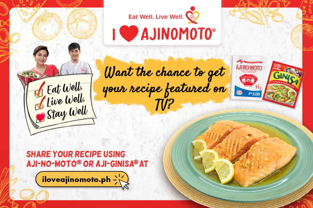 Get Your #MamazingMoms Recipe Shown On Ajinomoto’s TV Cooking Show