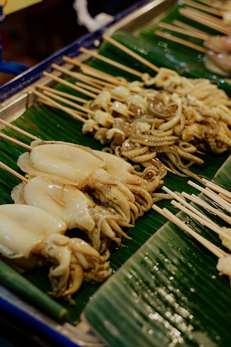 Inihaw na pusit - photo by burst from pexels