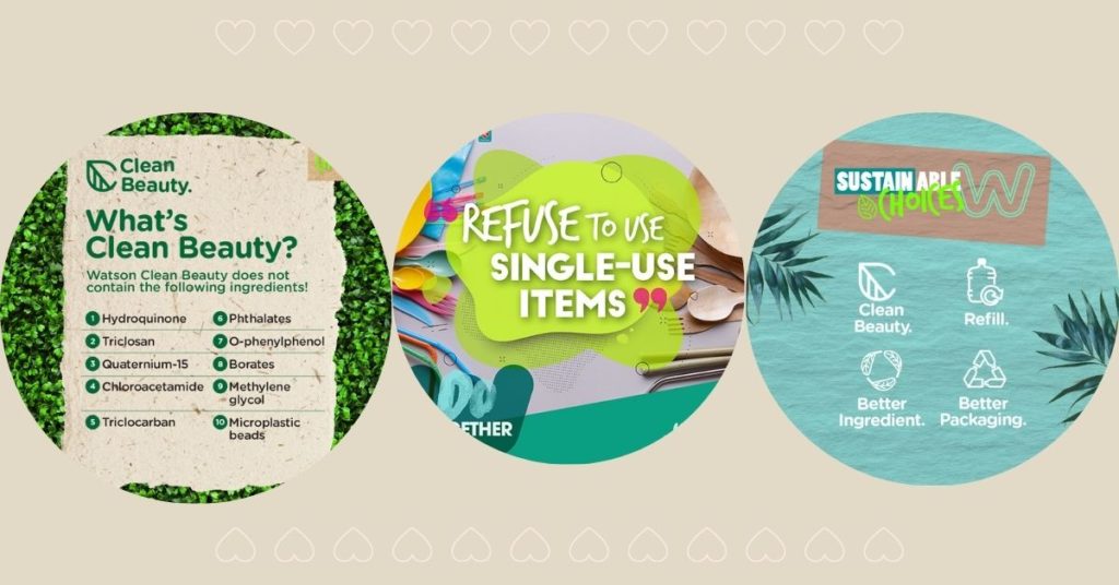 Watsons Sustainable Choices Help Save The Planet