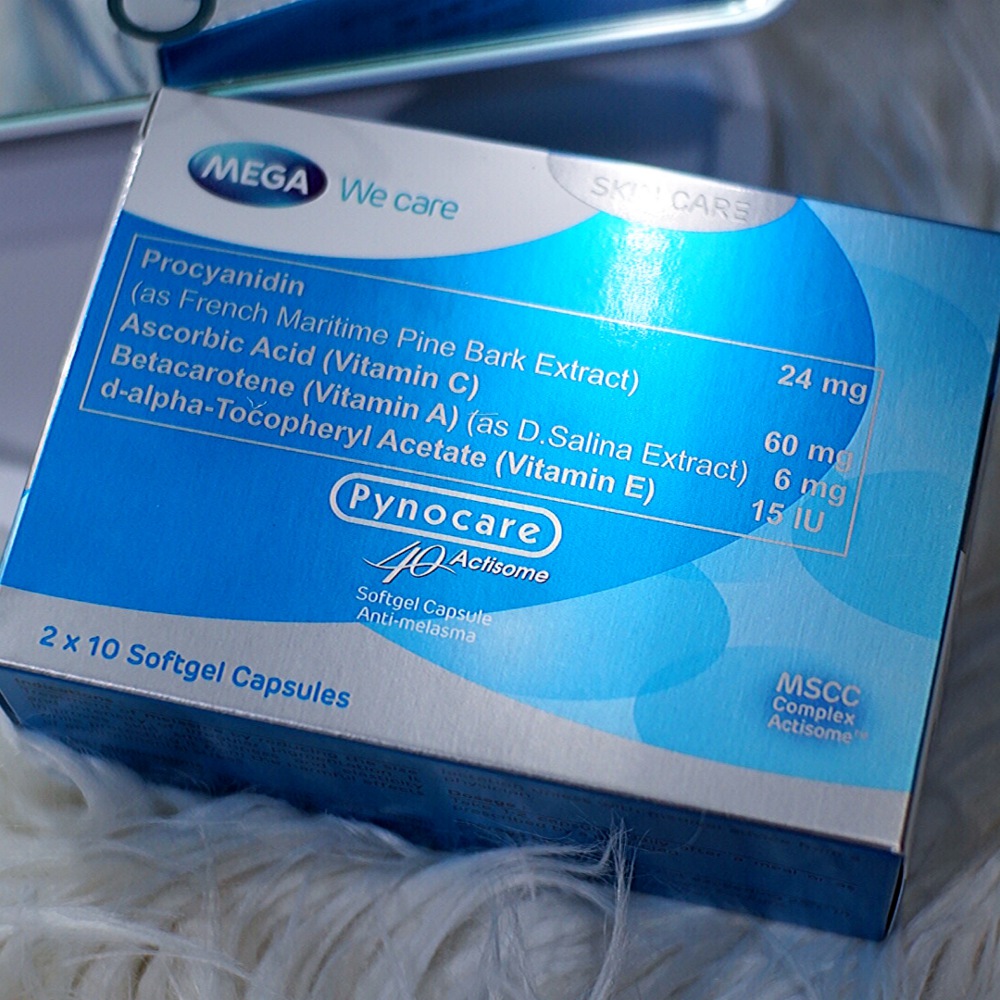 Pynocare box contains 20 softgel capsules 