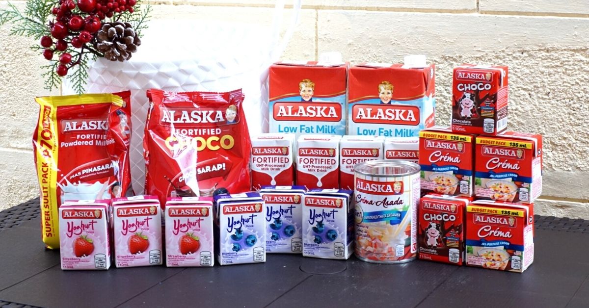 Alaska has always been "maalaga" to Filipino families with its complete line of nutritious milk products.