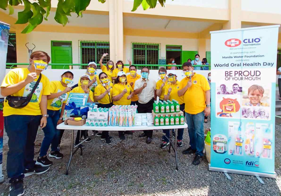 Cleene CLIO has partnered with Manila Water Foundation and Philippine Dental Association to provide oral health kits to various barangays and schools.