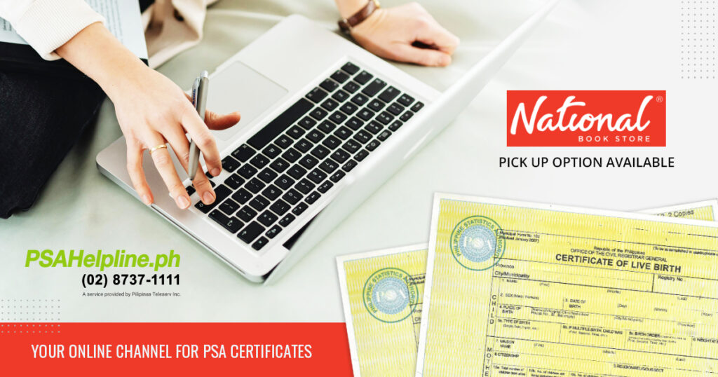 PSA Certificates Delivered! Choose Your Convenience: Door-to-Door or National Bookstore Pick Up