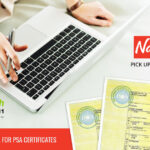 PSA Certificates Delivered! Choose Your Convenience: Door-to-Door or National Bookstore Pick Up