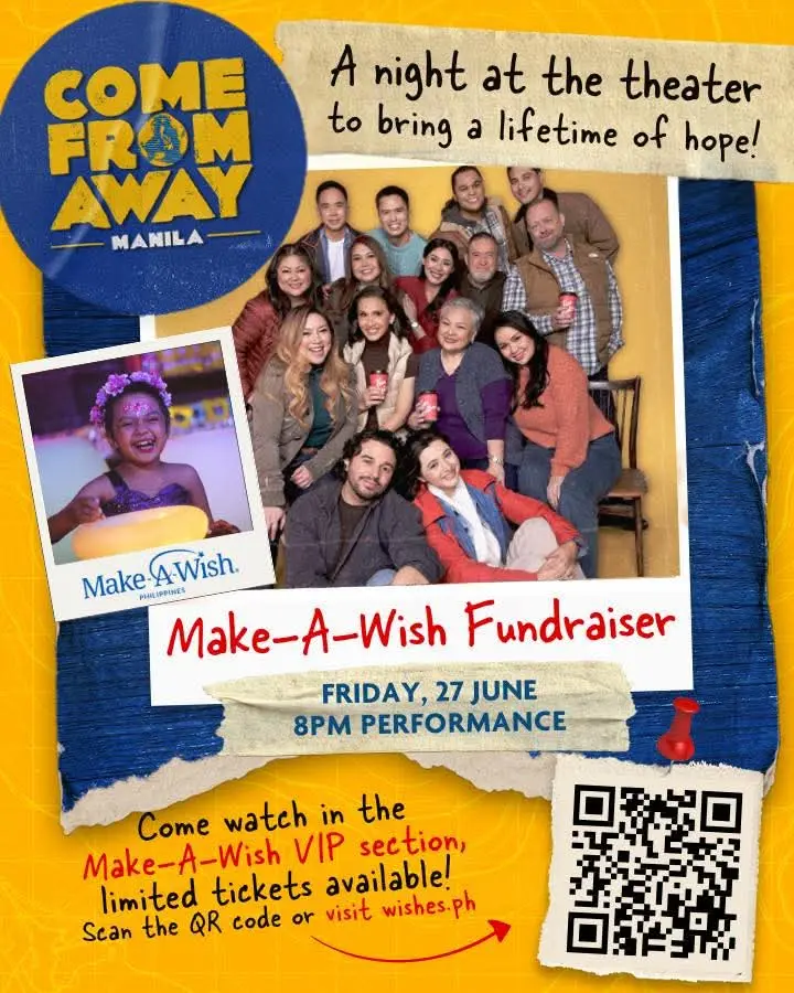 Make-A-Wish® Partners with GMG Productions’ “Come From Away” to Support Children with Critical Illnesses