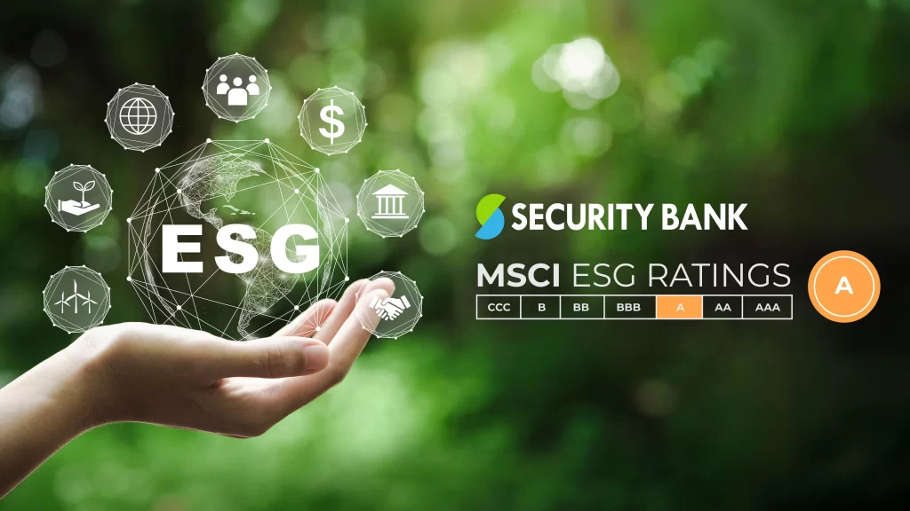 Security Bank Earns MSCI ESG ‘A’ Rating: Why It Matters for Families and Investors