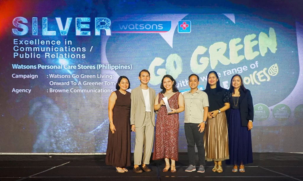 Watsons Earns Recognition for Its Go Green Living Sustainability Campaign