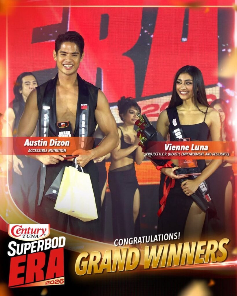 Century Tuna Superbods 2026 Crowns Austin Dizon and Vienne Luna as Winners