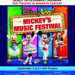 Disney Live! Mickey’s Music Festival This September At New Kia Theatre