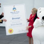 Snoopy Bestowed Honorary Delta Pilot Title