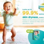 New Pampers Baby Dry: 99.9% Dryness Challenge