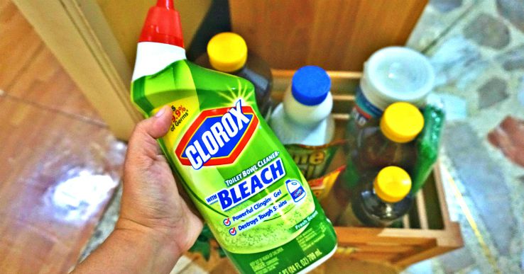 Start the year right with clean and shiny toilet bowls with Clorox Toilet Bowl Cleaner with Bleach