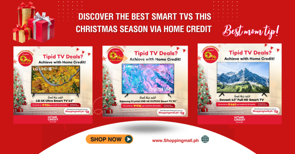 Christmas Cheers: 0% Interest on Top Smart TVs via Home Credit!