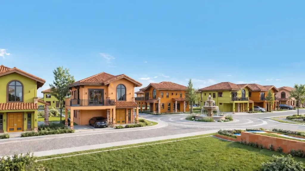 Ponticelli Groves in Bacoor City introduces an Italian-inspired promenade along Daang Hari Road, where tree-lined avenues and foliage-filled pathways shape a graceful transition from city rhythm to refined living.
